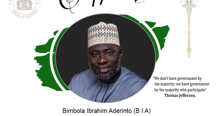 #Osun Guber 2022 & Egbedore State Constituency Seat: Aderinto Ibrahim Bimbola Remains Best Option