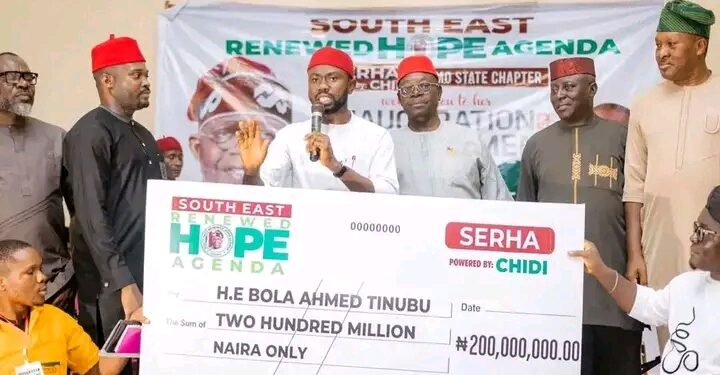 South-East Group Mobilizes for ‘Tinubu 2027’ Across 95 LGA, Pledges ₦200m for Re-election Bid